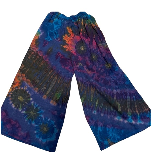 Sacred Threads Pants - Sacred Threads Wide Legged Pants S/M.   BL/RD1